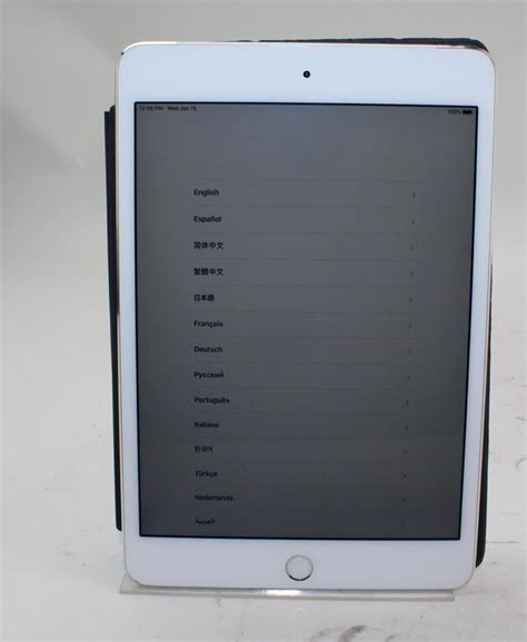 Apple IPad Mini 4th Gen, 128GB, Unknown Carrier, Activation Locked, Sold For Parts | Property Room