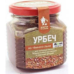 Урбеч из семян темного льна Добрые традиции, 230 гр. купить в интернет ...