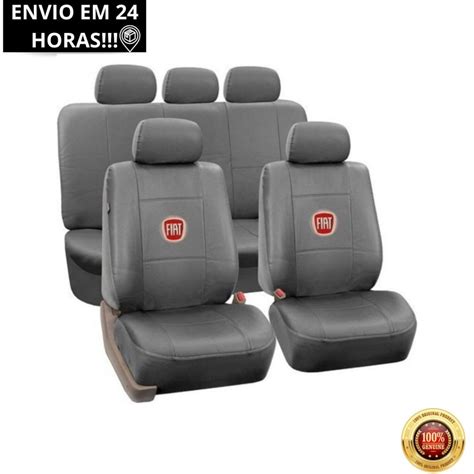 Capas Para Bancos Couro Courvin Imperme Vel Carro Palio Uno Siena Fiat