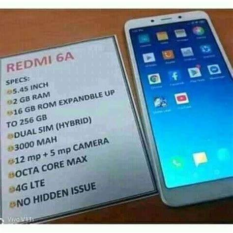 Xiaomi Redmi 6a Original 2500 Unit Only 20 Pcs Minimum Order At 2500