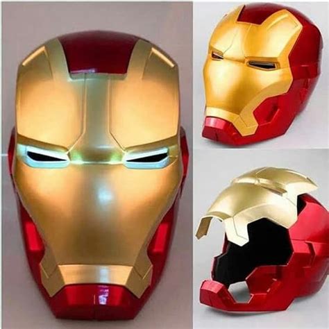 Jual Helm Superhero Marvel Avengers Ironman Sensor Iron Man Helmet Di