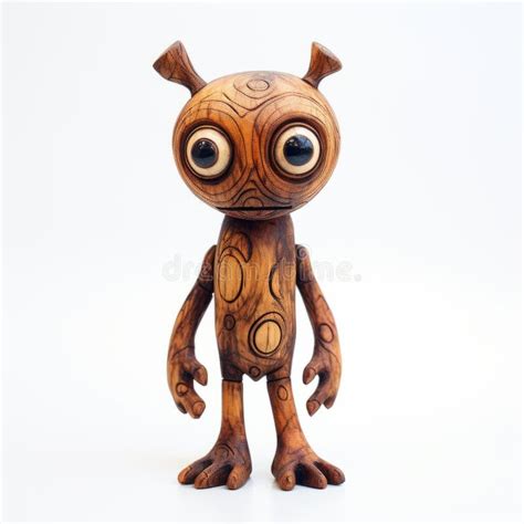Unique Wooden Toy Alien Inspired By Liam Wong S Surreal Cartoonish