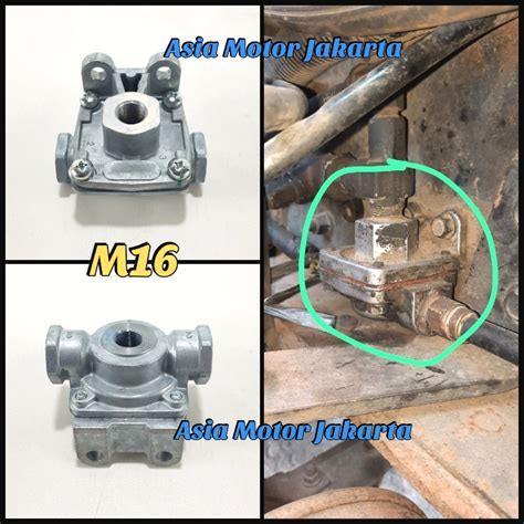 Jual Relay Valve Angin Quick Release Valve Truck Hino Lohan