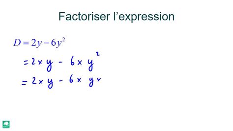 04 Calcul Litteral Factorisation Exemple 03 YouTube