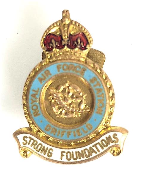 Sally Bosleys Badge Shop Raf Royal Air Force Station Driffield Lapel