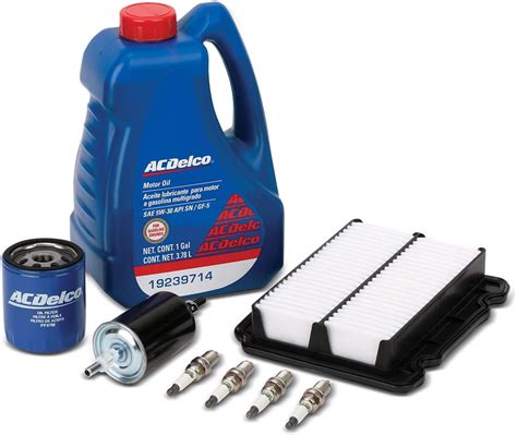 Kit de Afinación ACDelco para Aveo 2008 2015 5W30 SN Multigrado Bujía