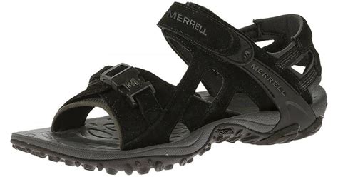 Merrell Suede Kahuna Iii Mens Sandal In Black For Men Lyst