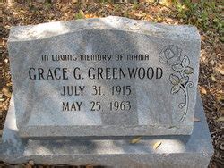 Grace Margie Gantt Greenwood 1915 1963 Find A Grave Memorial