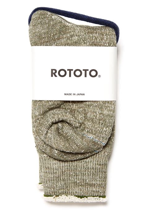 Rototo Double Face Socks Outsiders Store Uk