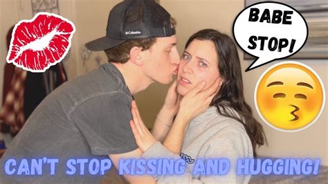 Can T Stop Kissing And Hugging My Girlfriend Prank Youtube