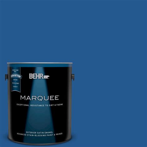 BEHR MARQUEE 1 Gal S G 570 Sapphire Lace Satin Enamel Exterior Paint