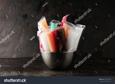 Colorful Frozen Fruit Bar Ice Pops Stock Photo 1802032036 Shutterstock