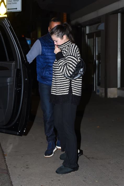 SELENA GOMEZ Leaves Electric Lady Studio in New York 11/29/2022