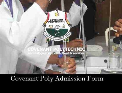 Covenant Poly HND Admission Form 2024 2025 Session Out Application Guide