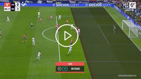 La Toma Que No Se Vio En Tv Del Derbi El Gol Anulado Al Real Madrid