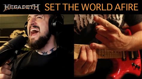 Megadeth Set The World Afire Full Cover Ft Rusty Holloway Youtube