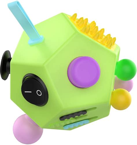 Atic 12 Sided Fidget Cube Fidget Twiddle Cube Dodecagon Stress Relief