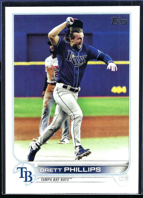 Topps Brett Phillips Tampa Bay Rays Ebay Tampa Bay Rays