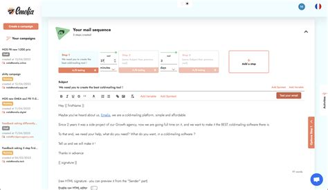 Emelia • All the benefits of a great cold emailing tool, at the best price!