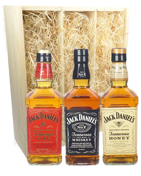 Jack Daniels Whiskey Triple Gift Set - Next Day Delivery UK