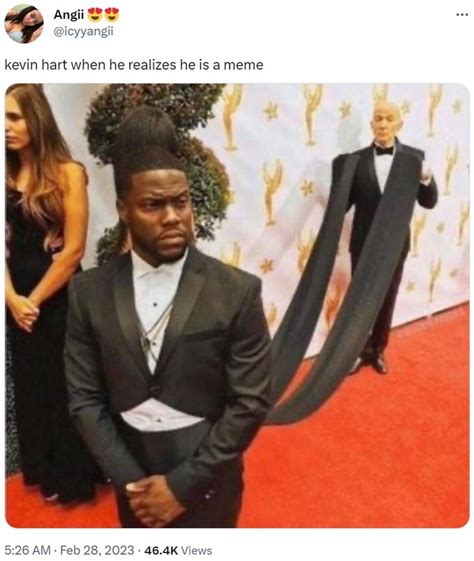 kevin hart when he realizes he is a meme | Kevin Hart Reaction Images ...