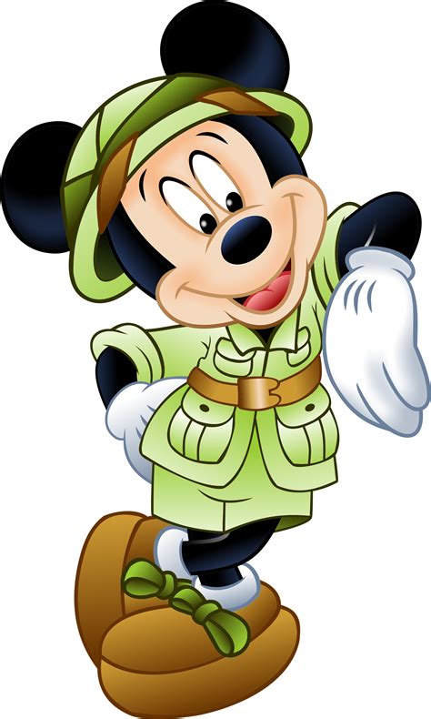 Mickey Mouse PNG, Mickey Safari Clipart, Mickey Safari PNG D | Inspire Uplift