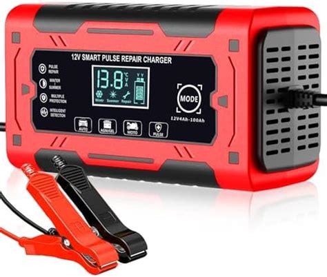 6 Amp Car Battery Charger 12v Smart Fully Automatic Battery Charger With Temperature