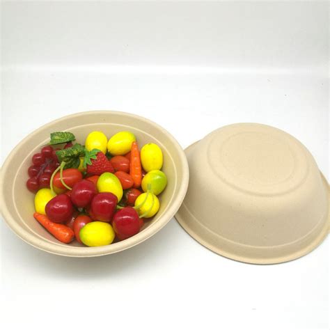 Eco Salad Pulp Food Containers Disposable Compostable Biodegradable