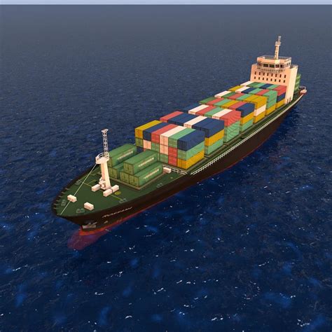 Cargo Ship 3D Model $79 - .c4d - Free3D