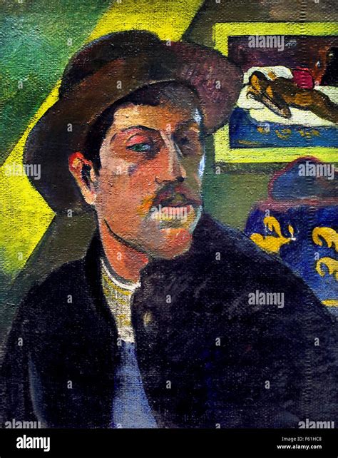 Self Portrait Paul Gauguin France French Hi Res Stock