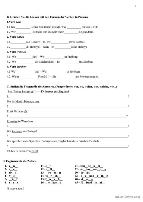 Deutschtest allgemeine Deutsch DAF Arbeitsblätter pdf doc