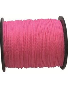 CORDEAU TRESSE POLYPRO FLUO ROSE BJS Matériel TP