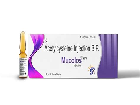 N Acetyl Cysteine Liquid Acetylcysteine Injection BP For Hospital