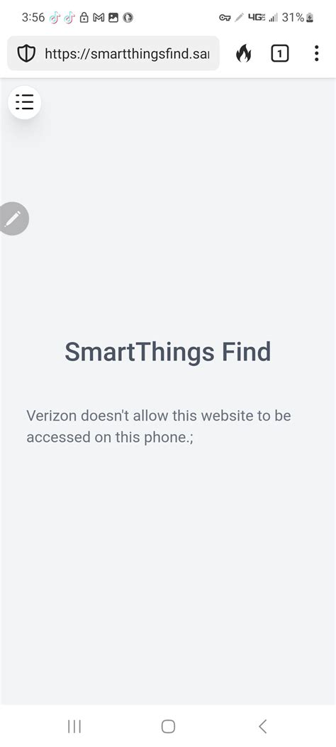 Solved: Verizon blocked SmartThings find website - Samsung Community ...