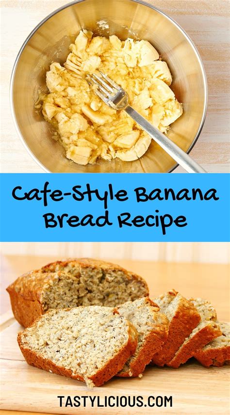 Cafe Style Banana Bread Recipe Moist And Delicious