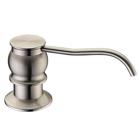 Best Kitchen Counter Soap Dispenser Brushed Nickel Home And Home