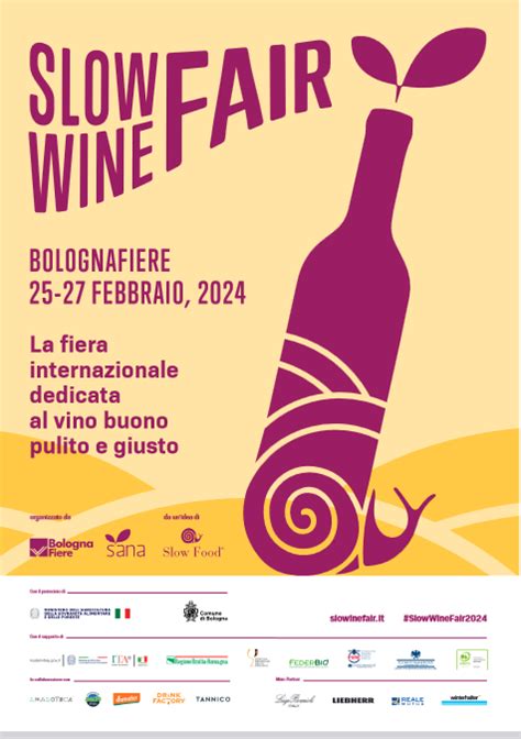 3 EDIZIONE SLOW WINE FAIR A BOLOGNA FIERE Natoconlavaligia