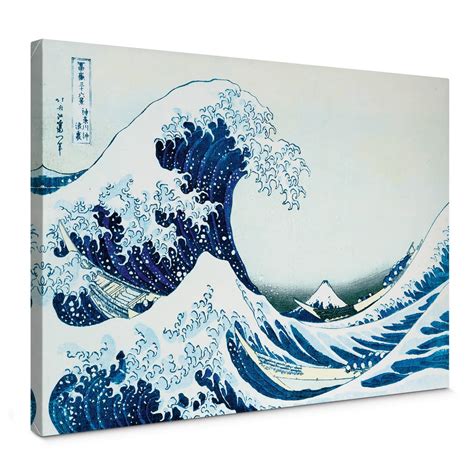 Tableau Sur Toile Hokusai La Grande Vague De Kanagawa Wall Art Fr