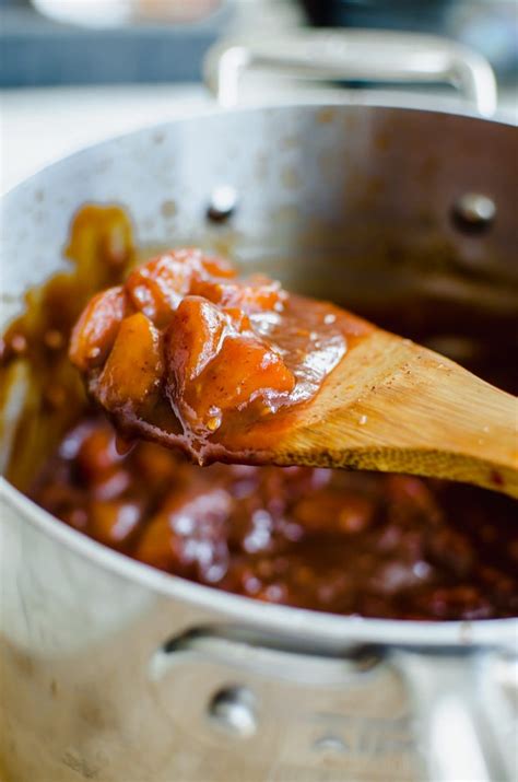 Peach Bourbon BBQ Sauce An EASY Homemade BBQ Sauce Recipe