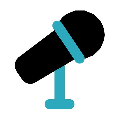 Microphone Stand Vector