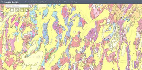 Geologic Map Of Nevada - Lydie Romonda