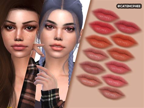 Catemcphee S LS 04 Rachel Lip Stick In 2024 Lipstick Sims 4 Sims