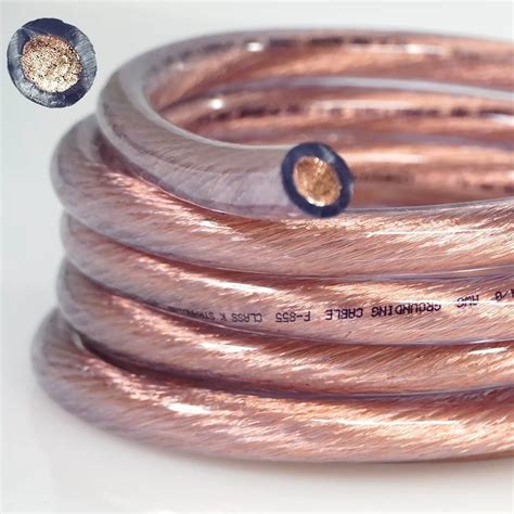 Highly Flexible Stranded Class K Bare Copper Conductor Insulated Clear