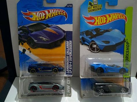 Lote Quatro Hot Wheels Lamborghinis Carrinho De Beb Hot Wheels Nunca Usado