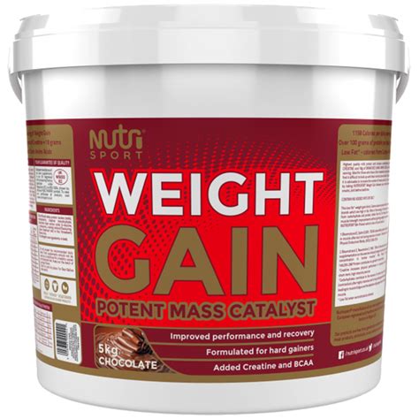 Nutrisport Weight Gain High Protein Powder Mass Gainer 5kg All Flavours Ebay