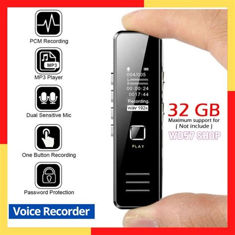 Jual Alat Perekam Suara Audio Digital Media Player Voice Recorder Gb