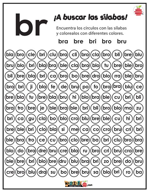 Cuadernillo De Las Sílabas Trabadaspdf