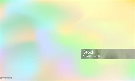 Vector Pastel Colorful Blurred Rainbow Abstract Background Stock