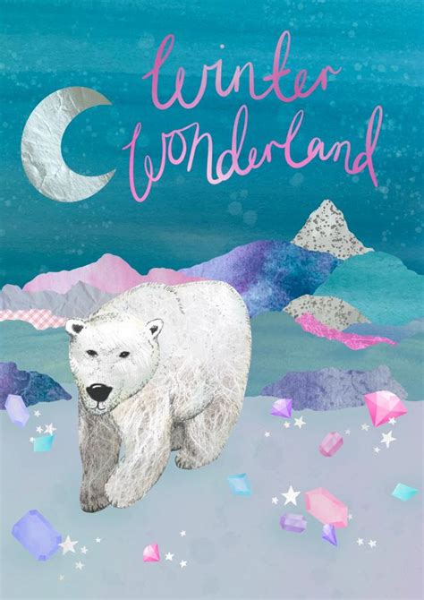 Winter Wonderland Polar Bear Christmas Card Thortful