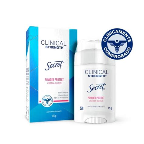 Antitranspirante En Crema Secret Clinical Powder Protect 45 GR Coral